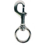 #16 - PACK OF 10 - 1-1/4" Swivel Round Eye Bolt Snap, Stainless Steel. 300 lbs Safe Working Load.