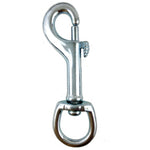 #30 - PACK OF 10 - 4-1/8" x 5/8" Swivel Eye Bolt Snap, Malleable Iron. 150 lbs Safe Working Load.