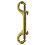 #35 - PACK OF 10 - 4-3/4" Double Ended Bolt Snap, Solid Brass. 60 lbs Safe Working Load.