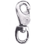 #40 - PACK OF 10 - 5-1/8" x 1" Swivel Eye Bull Snap, Malleable Iron. 700 lbs Safe Working Load.