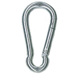 #50 - PACK OF 10 - 1/4" Snap Hook, Zinc Plated. 130 lbs Safe Working Load.