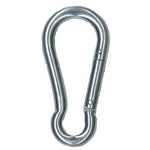 #57 - PACK OF 10 - 7/16" Snap Hook, Zinc Plated. 410 lbs Safe Working Load.