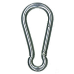 #58 - PACK OF 10 - 1/2" Snap Hook, Zinc Plated. 500 lbs Safe Working Load.